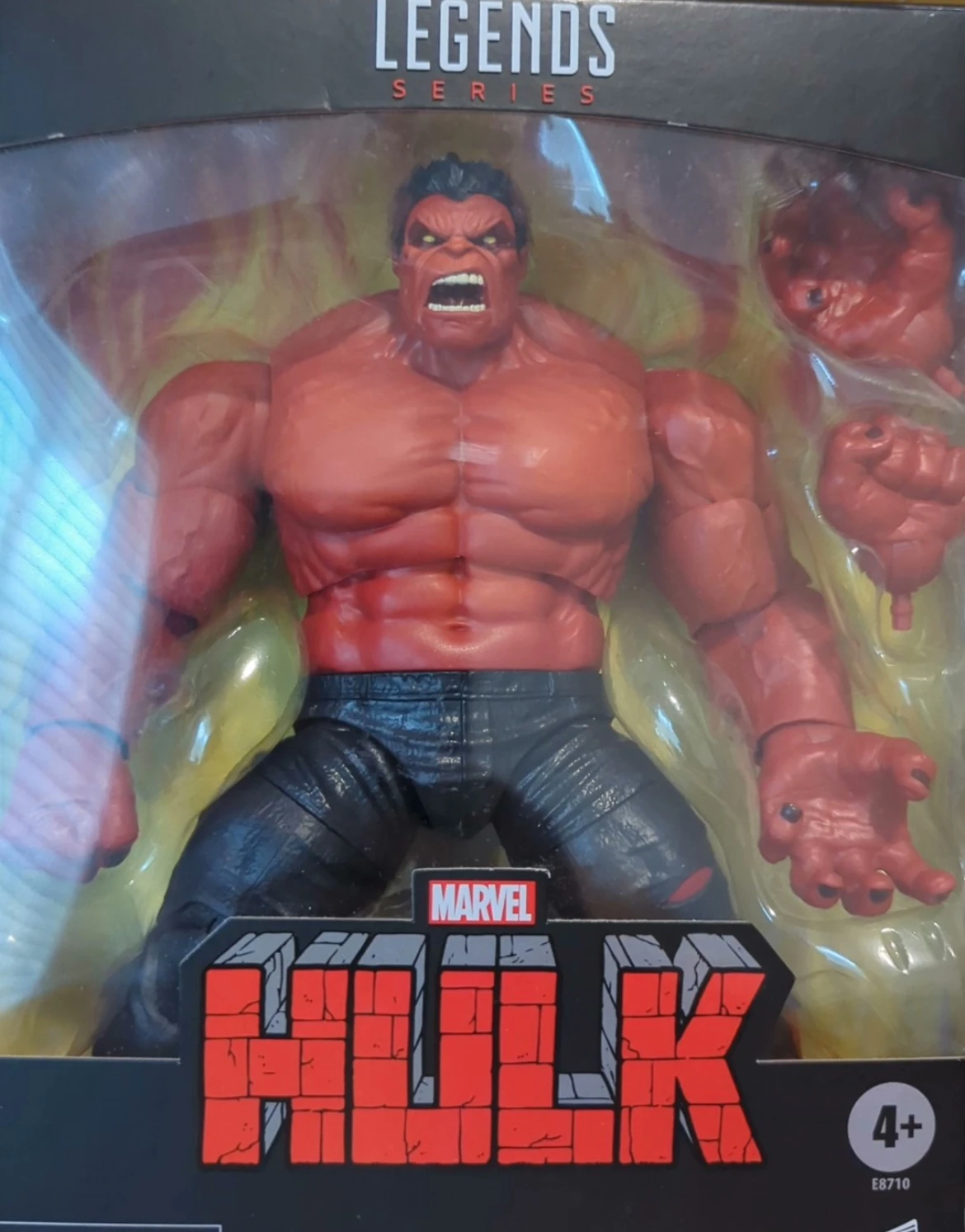 Genuine Marvel Legends 8-Inches Non-Ko Red Hulk Deluxe Limited Action Figure Collection Decorative Ornament Model Toy Boy Gift
