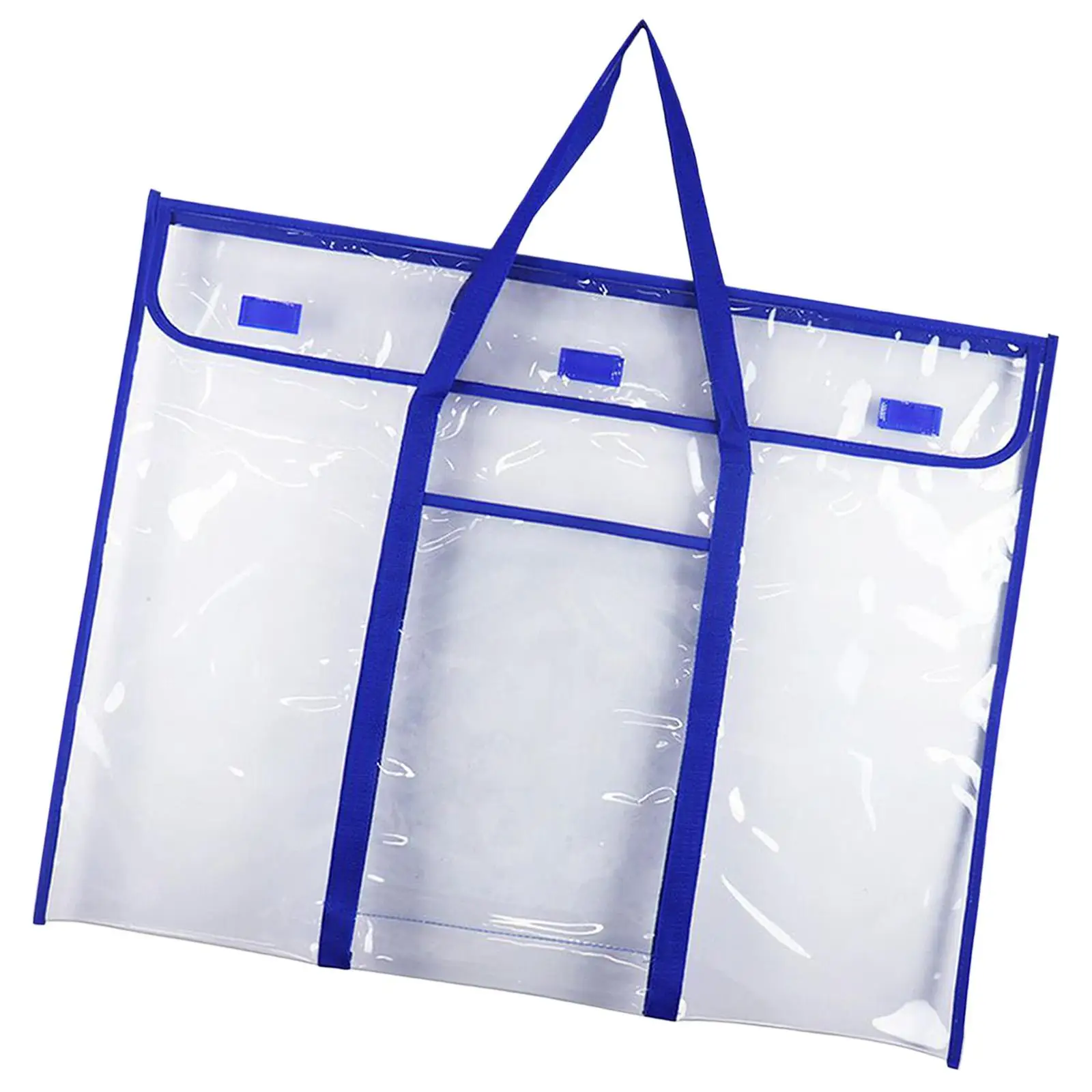Poster Board Storage Bag Portfolio Storage Bag Clear Large Capacity Bulletin Board Holder Folder Organizer for Scrapbook