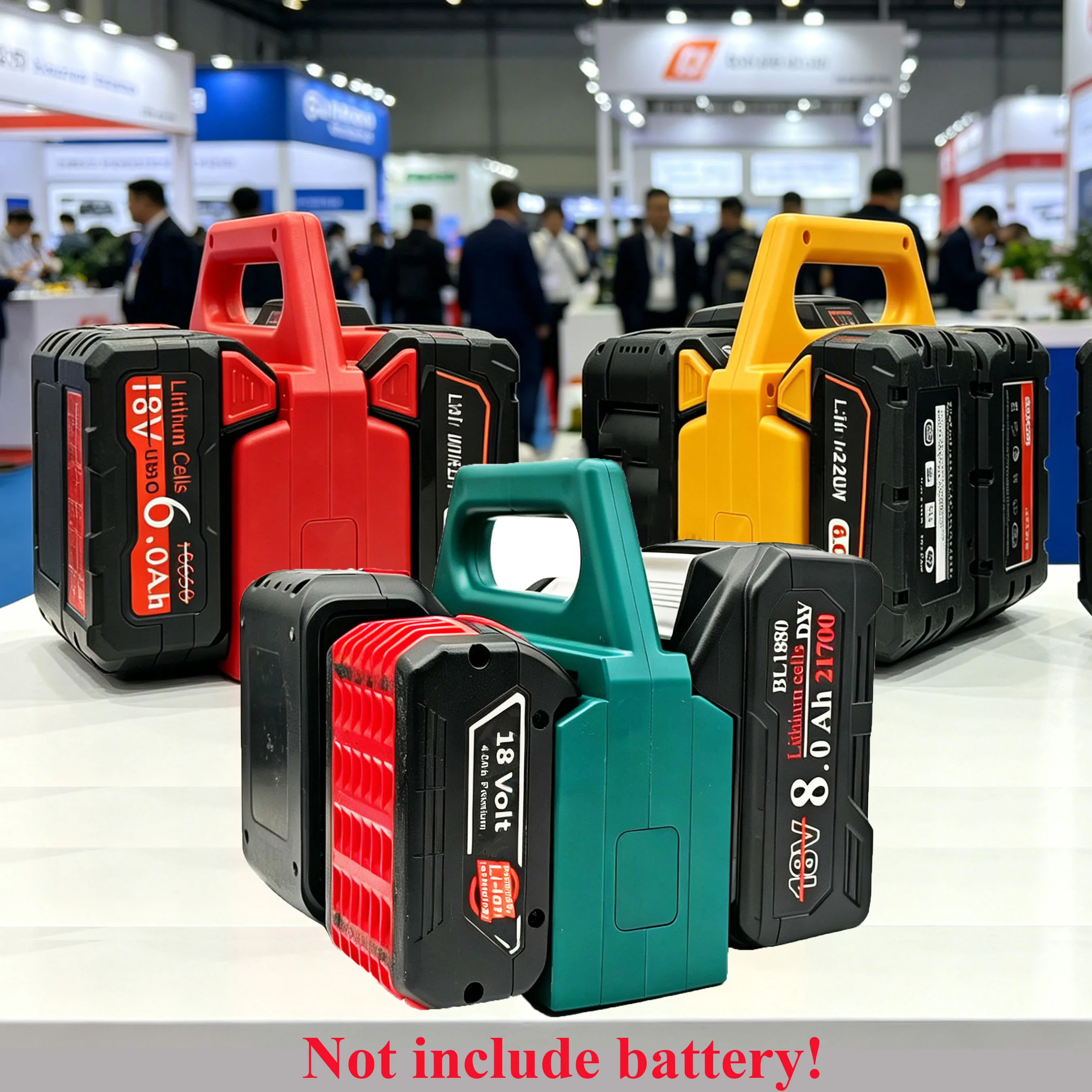 Lithium Ion Batteries Potable Holder Storage Bracket For Dewalt For Milwaukee For M18 For Makita For Bosch Li-ion Battery image 3