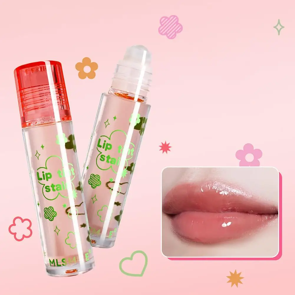 Nieuwe Hydraterende Transparante Lip Olie Fruit Roll-On Balsem Gloss Lip Hydraterende Lip Primer Hydraterende Lip 5Ml Cosmetica Verzorging C6v1