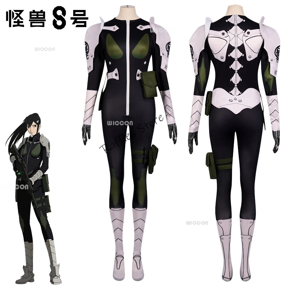 

Monster #8 Anime Kaiju No. 8 Kafka Hibino Cosplay Costume Wig Gen Namuri Mina Ashiro Defense Corps Uniforms Men Women Halloween