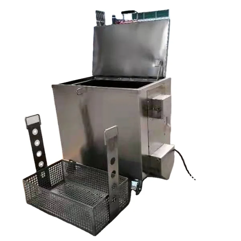 Customizable Stainless Steel  Lifting Soaking Tank 121L-670L Commercial Cookware Oven Filter High Temp Degreasing Tank