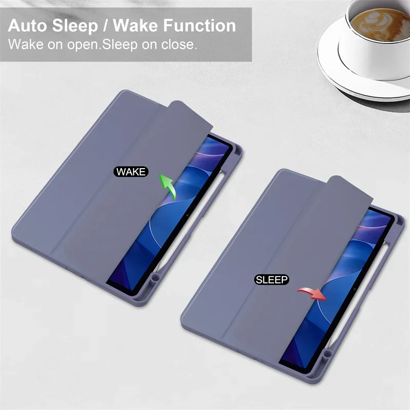 For Redmi Pad 2 Case with Pencil Holder Folding Stand Back Tablet For Coque Xiaomi Redmi Pad 2 2025 Case Cover 11 inch