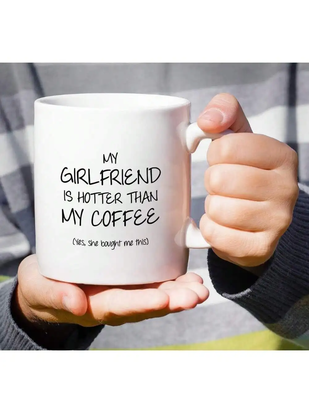 Funny Mugs For Couples Girlfriend Boyfriend,11 Oz Ceramic Coffee Mugs, Funny Sarcastic Inspirational Birthday Christmas Gift