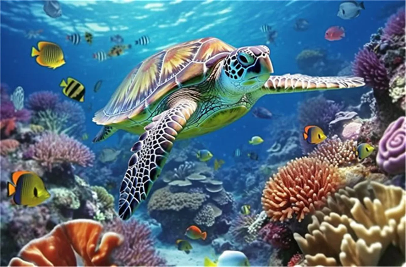 

Puzzles for adults jigsaw puzzles Sea Turtle, Underwater World 50 100 200 300 500 1000 Formation wooden DIY Family