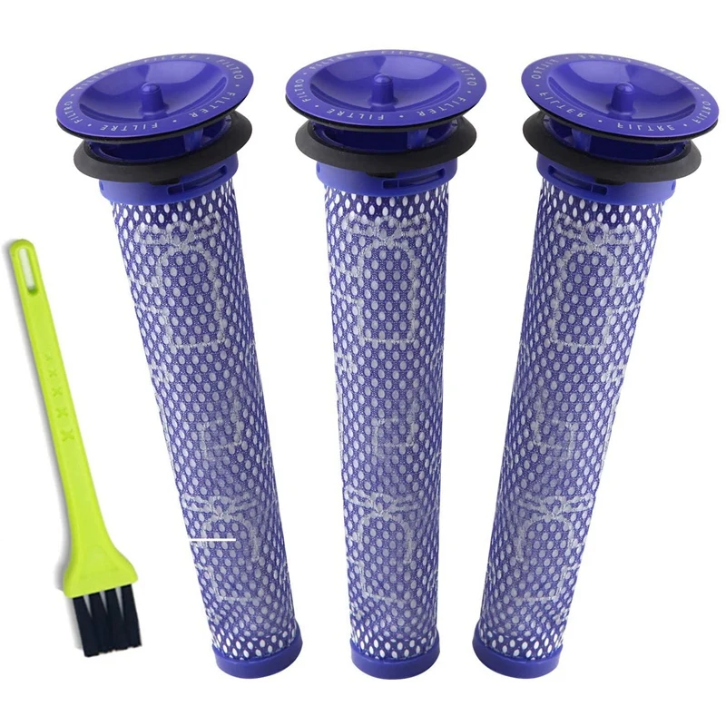 

3 Pack Pre Filters for Dyson DC58, DC59, V6, V7, V8. Replacements Part 3 Filters Kit for Dyson Filter Replacements