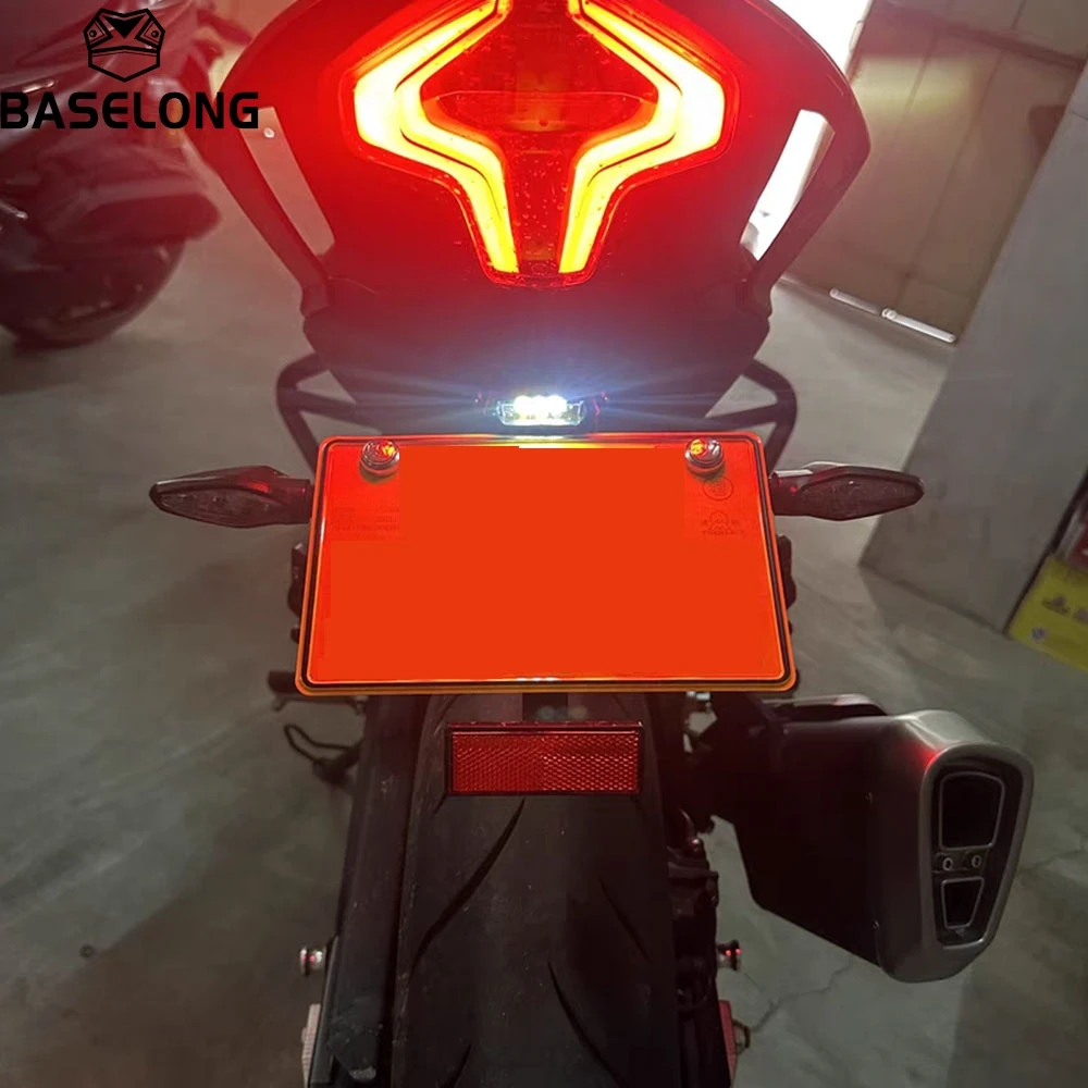 2025 2026 لسوزوكي DR 650 S DR650 DR650S DR650SE 1996-2024 لوحة ترخيص حامل قوس الذيل الخلفي مرتب الحاجز مزيل أطقم