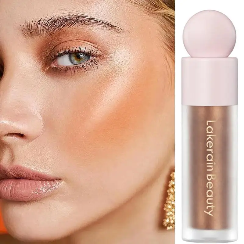 Glitter Bronzer Highlighter Liquid Contouring Body Make-up Highlight for Women Brightening Complexion Glow Eyeshadow Cosmetics