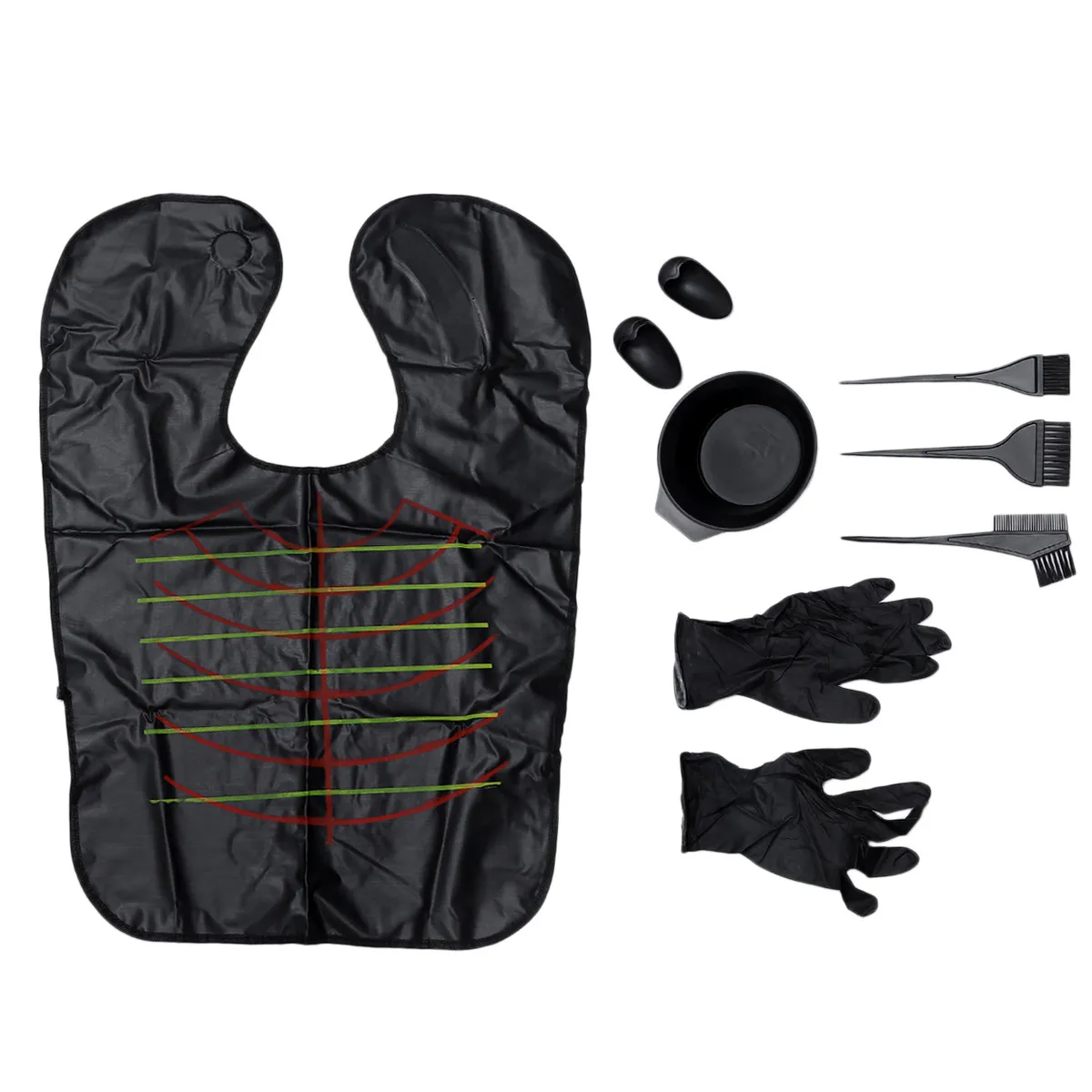 

1Set Hair Dye Tool Kit Complete Coloring Set with Brush and Bowl Professional Grade for Salon Home Use Easy Clean Hair Dyeing