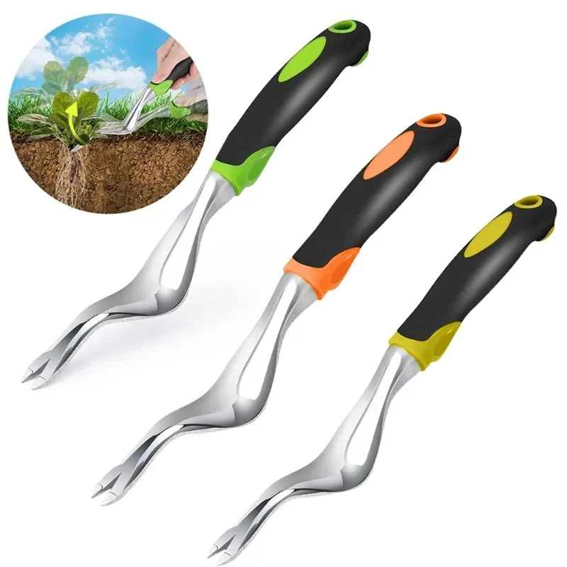 BIESUO Hand Weeder Tool Weed Puller Tool for Garden Weeding Digger Tool with Ergonomic Handle for Weed Removal Farmland