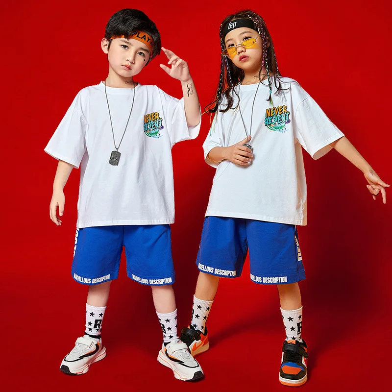 Kids' Hiphop Costumes Boys' Hiphop Costumes Girls' Jazz Fashion  Hiphop Catwalk Costumes