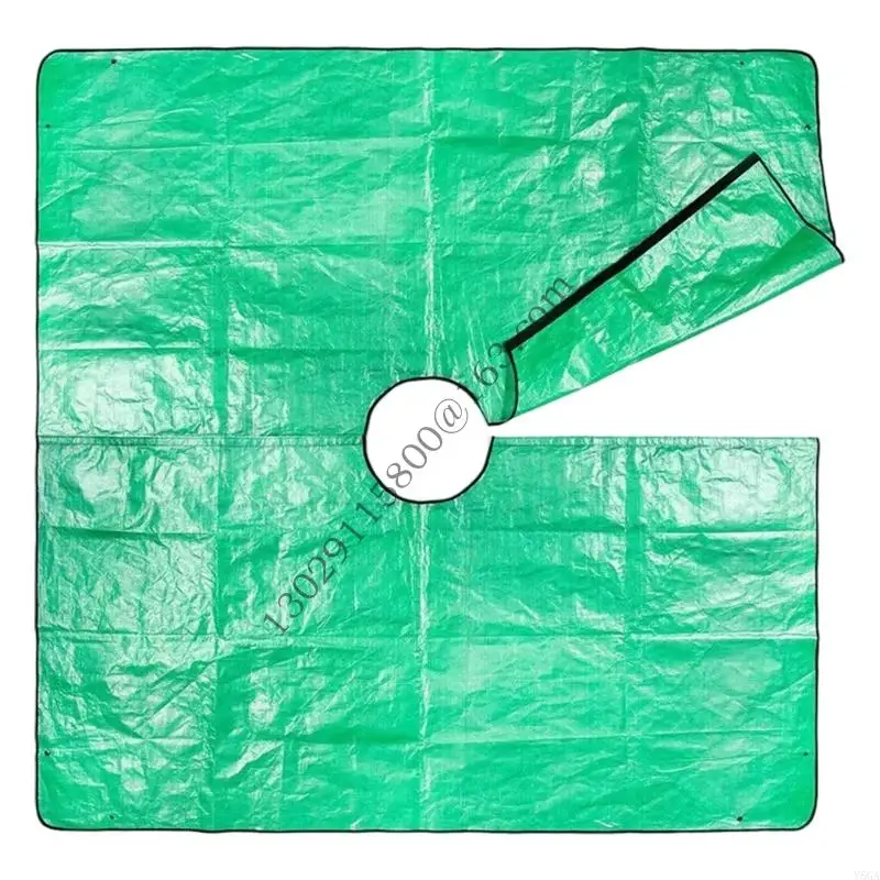 

Наружный кустарник кустарник обрезка брезента 78,7 "x78,7" для быстрой коллекции листьев с удобными застежными пряжками 12 .y5ga