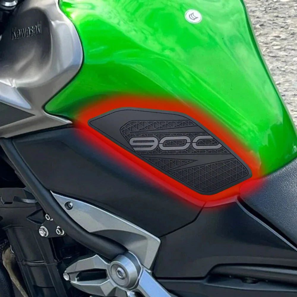 

For Kawasaki Z900 2017-2025 Motorcycle Fuel Tank Side Anti-skid Protective Sticker