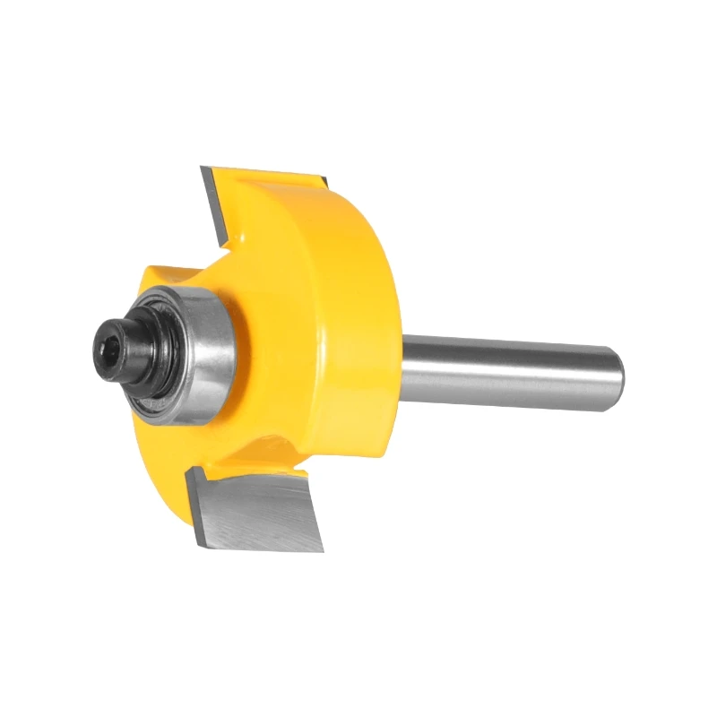 NXWIND T Type Sloting Bit Rabbeting With 6 Bearing Sets Router Bit Woodworking Milling Cutter For Wood Bit Face Mill