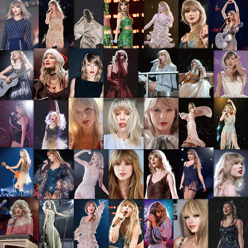 60PCS Taylor Swift Graffiti Stickers Fans Collect Poster immagine di concerto vocale Water Cup Book Piano Party Decoration Sticker