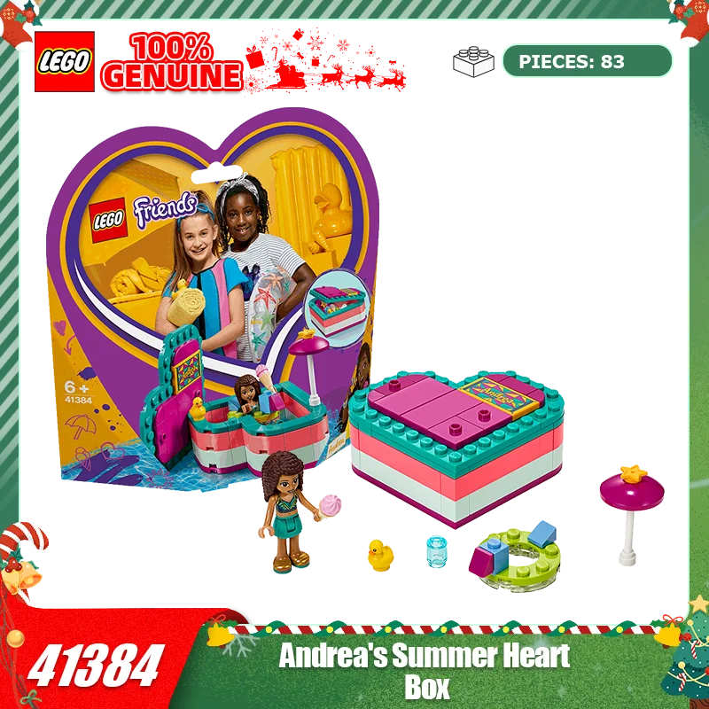 

LEGO Building Blocks Friends Series 41384 Andrea's Summer Treasure Box Splicing Blocks Children's Toy Gift