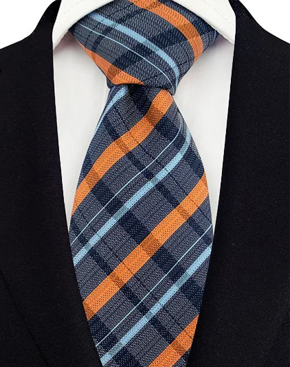 Dasi Pria 8 cm Motif Kotak-kotak, Garis-garis, Desain Unik untuk Pesta Pernikahan, Aksesoris Kemeja Pria