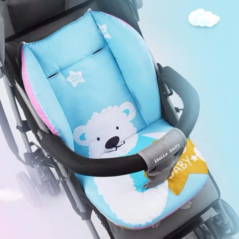 Baby Seat Cushion Soft Kids Highchair Seats Pad Cotton Fabric Infant Feeding Chair Covers Mat Baby Stroller Accessories