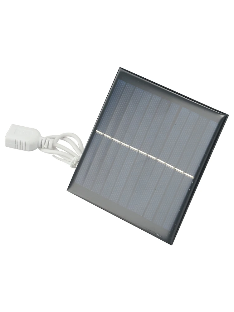 5W 5.5V Solar Panel Wide Range Of Outdoor Lighting Uses With USB Output Solar Charger Can Charge 3.7V-5V Battery