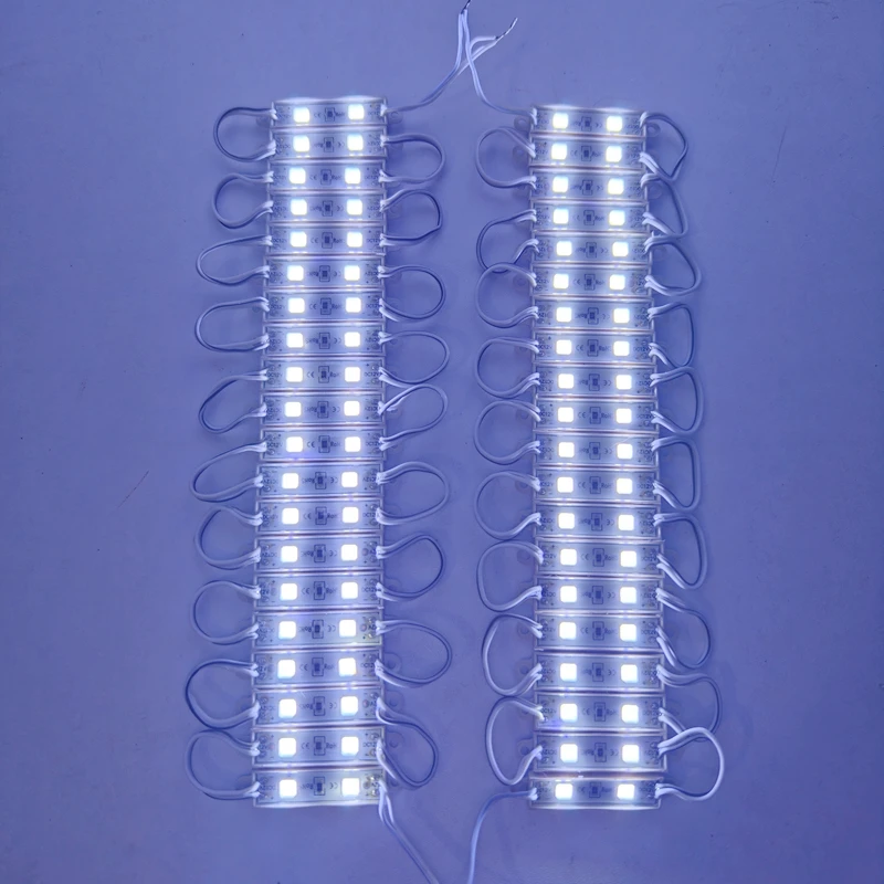 SMD 5054 LED Module 12V 2led waterproof 100pcs/lot 0.6W Outdoor Strip Light for Shop Signboard Advertisement Sign Letter Decor