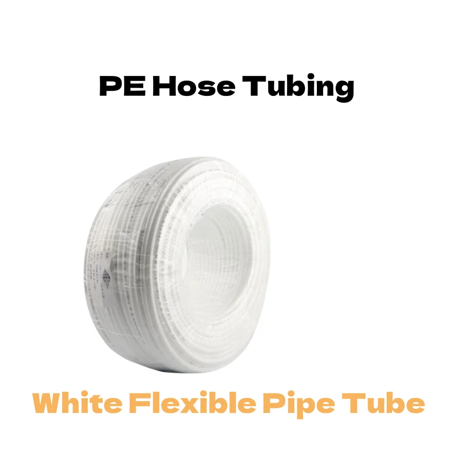 1 Meter RO Water 1/4 5/16 3/8 Inch OD PE Hose Tubing White Flexible Pipe Tube For Reverse Osmosis Aquarium Filter System