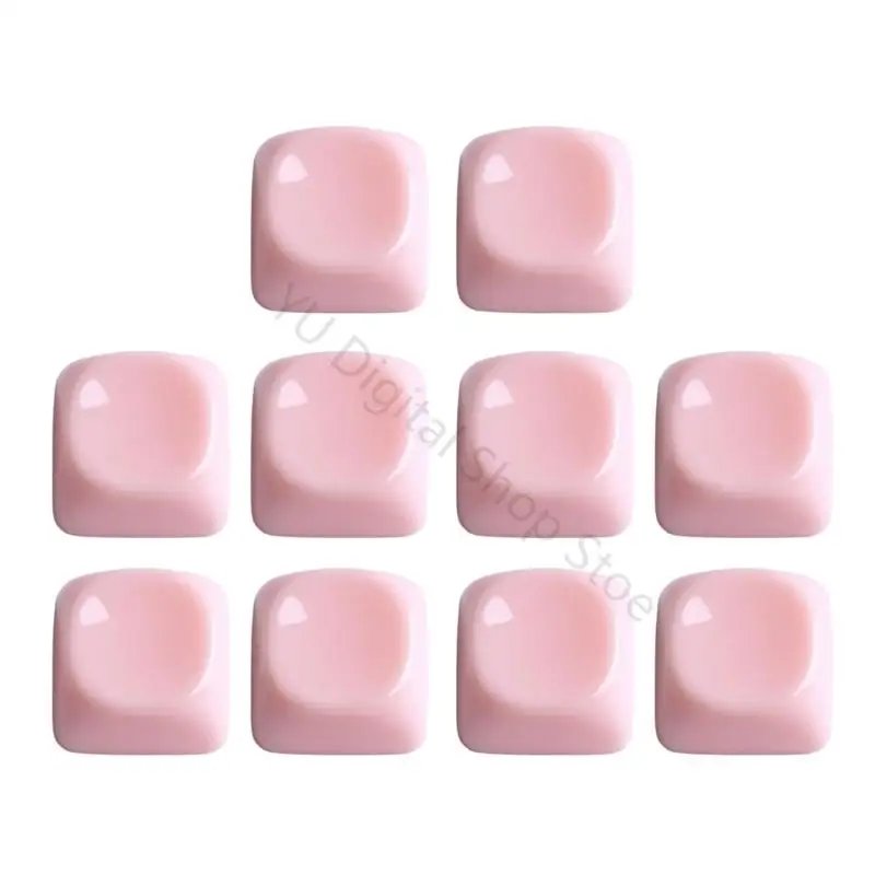 96BA Klare PC-Tastatur-Tastenkappen für abgerundete 1U-Akzent-MOA-Profil-Platzierungsdetails – Detail 4