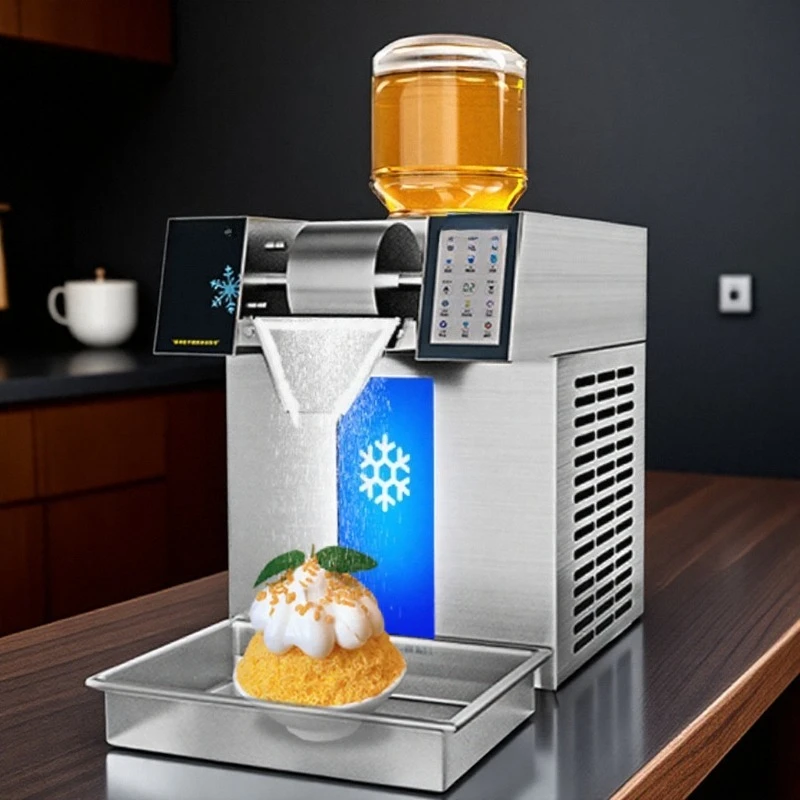 

stall commercial fully automatic ice and snow ice machine, ice cream snowflake machine