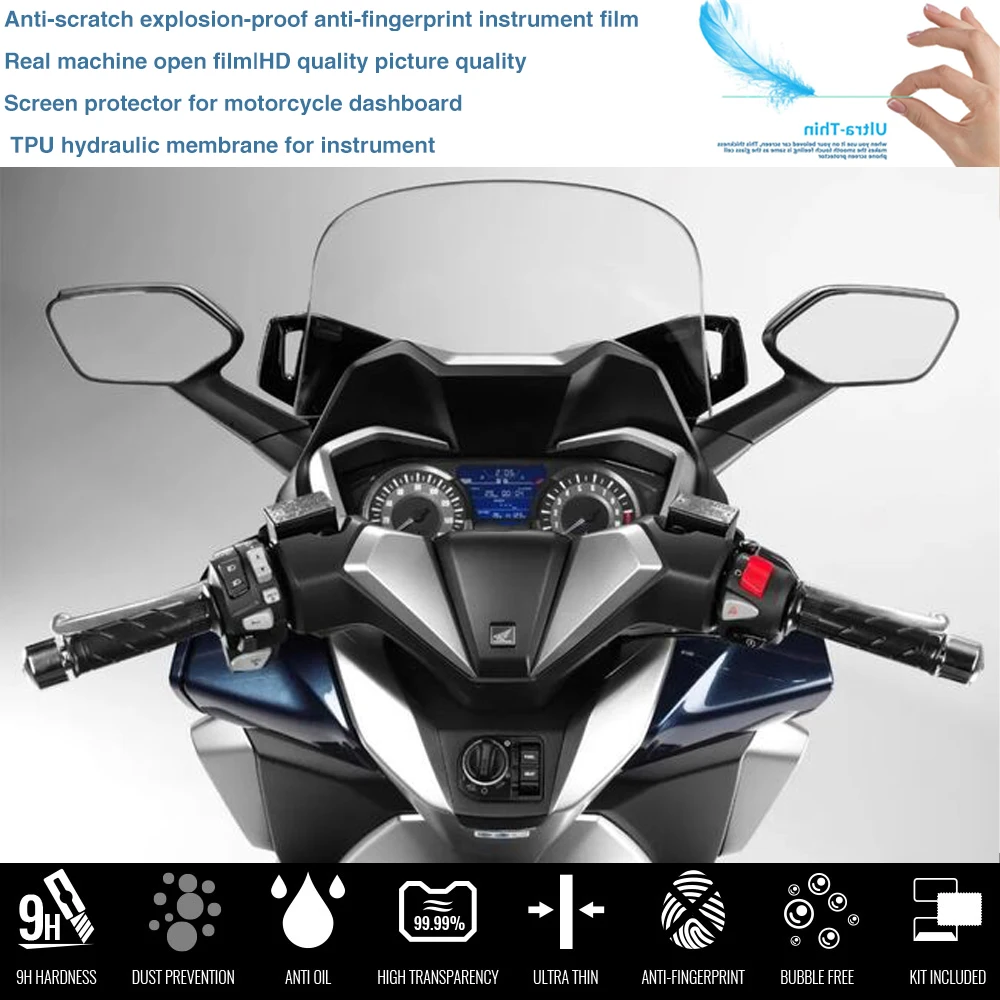 Motor Cluster Meter Scratch Protection Film Instrument Speedometer Dashboard Screen Sticker for Honda Forza 300 2018 2019 2020