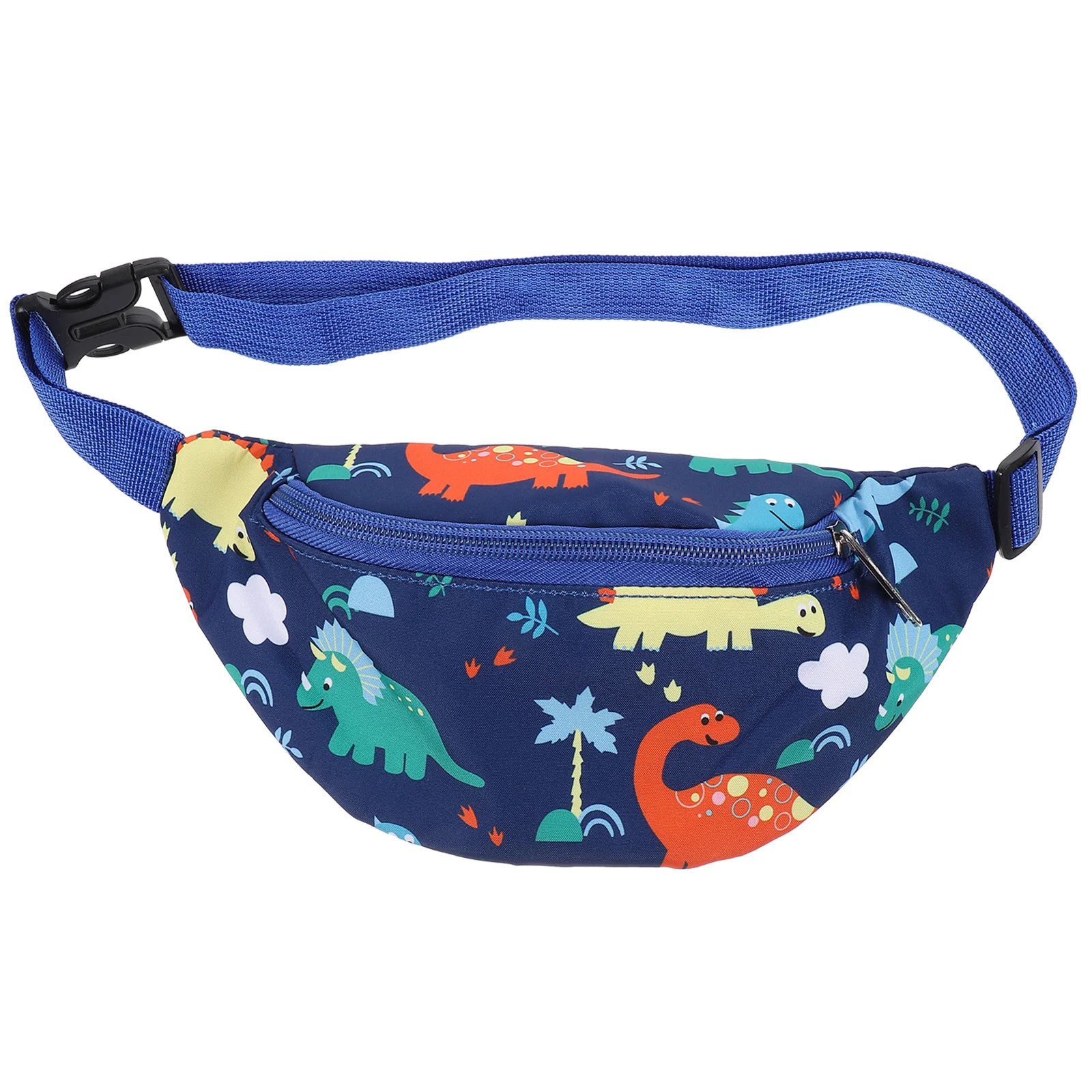 

Crossbody Purse Dinosaur Children's Chest Pack Waist Bag Kid Fanny Girls Shoulder Wallet 26X9X5CM Pouch Blue Man Travel