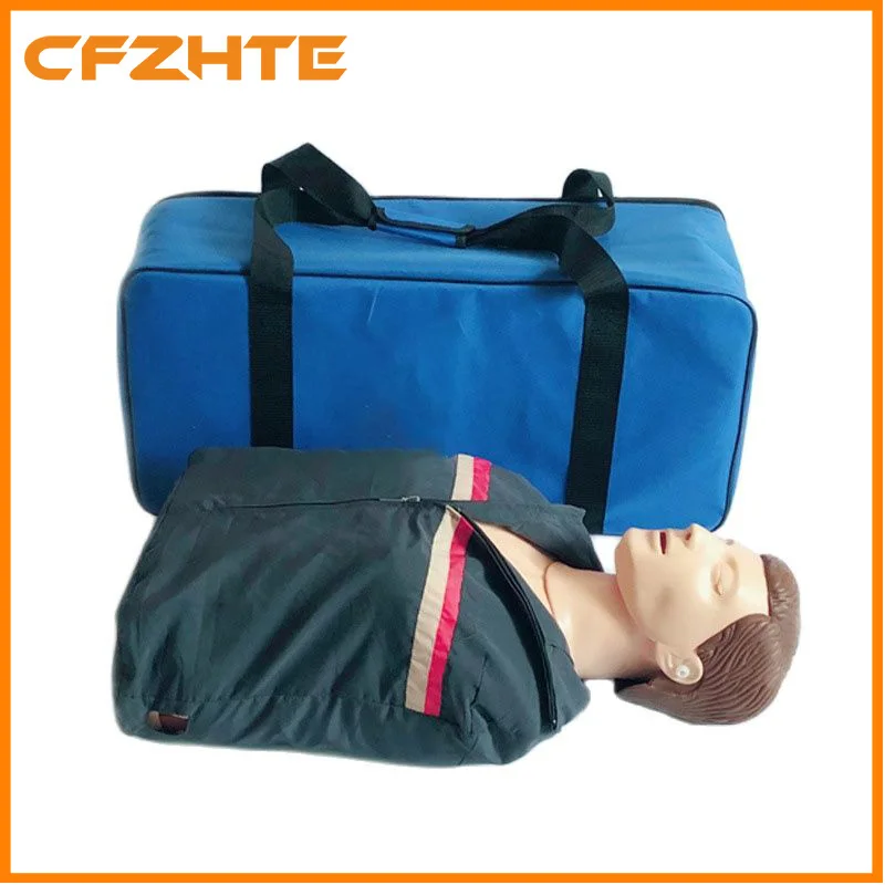Semi-Physical CPR Training Manikin, Half Body Electronic Resuscitation Simulator for First Aid Education