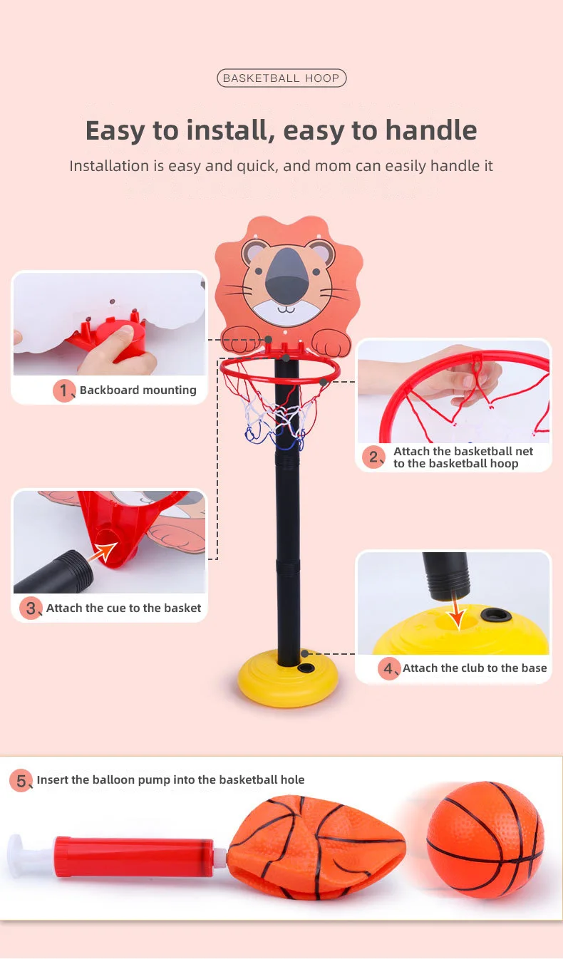 Kids Basketball Hoop Board Ball Toys Outdoor Games Sport Board Target Toddler Toys Baby Shooting Game Foldable Xmas Gifts