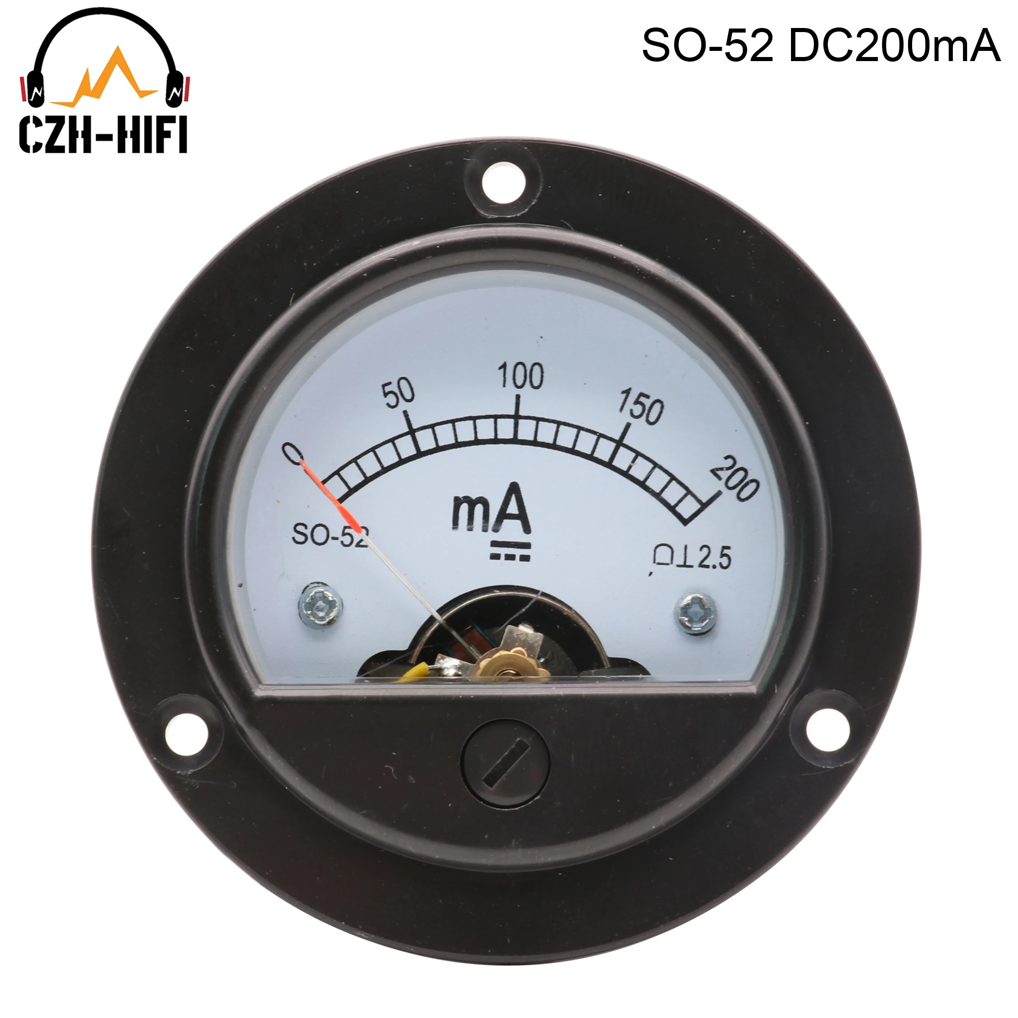 1 Stück Vintage Panelmeter VU MA MV DC 100mA 200mA 100mV 500uA Amperemeter für Audio-Verstärker DIY HiFi – Detail 16