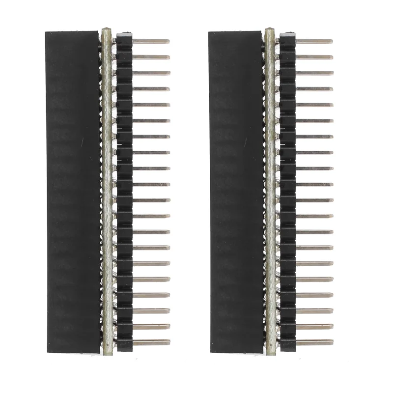 ABGN موصلات صغيرة لـ Raspberry Pi 40-Pin GPIO 1 إلى 2 لوح تمديد 2X20Pin قطاع رأس ذكر مزدوج صف مزدوج مستقيم