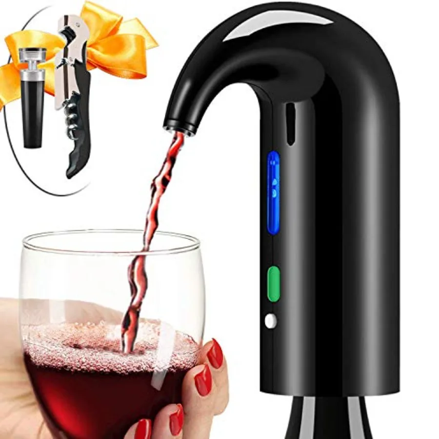 

Wine Aerator Electric Wine Decanter Best Sellers One Touch Red -White Wine Accessories Aeration Work with Wine Opener for Begin