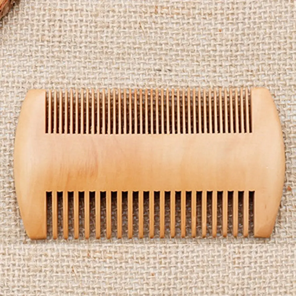 2/3pcs Boar Bristle Men Mustache Comb Kit Professional Wood Beard Brush and Comb Set Durable Soft Shaving Brush Beard Comb Kit