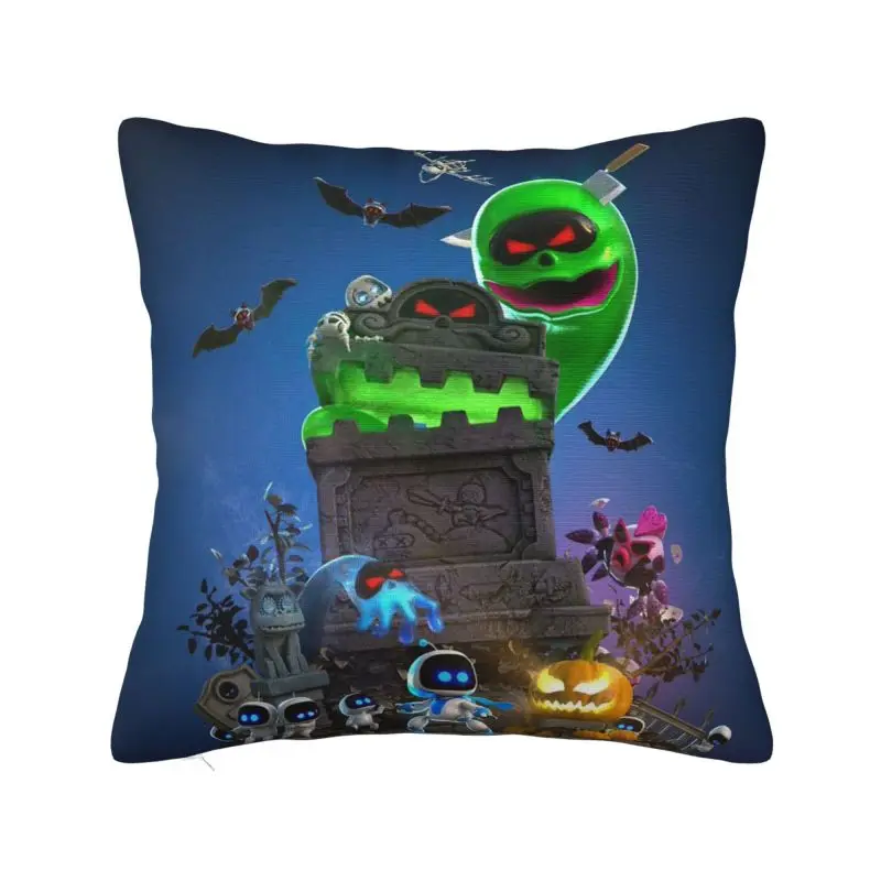 Custom A-Astro-Bots Square Pillow Cover Home Decor 3D Two Side Printed Cushion Cover for Living Room