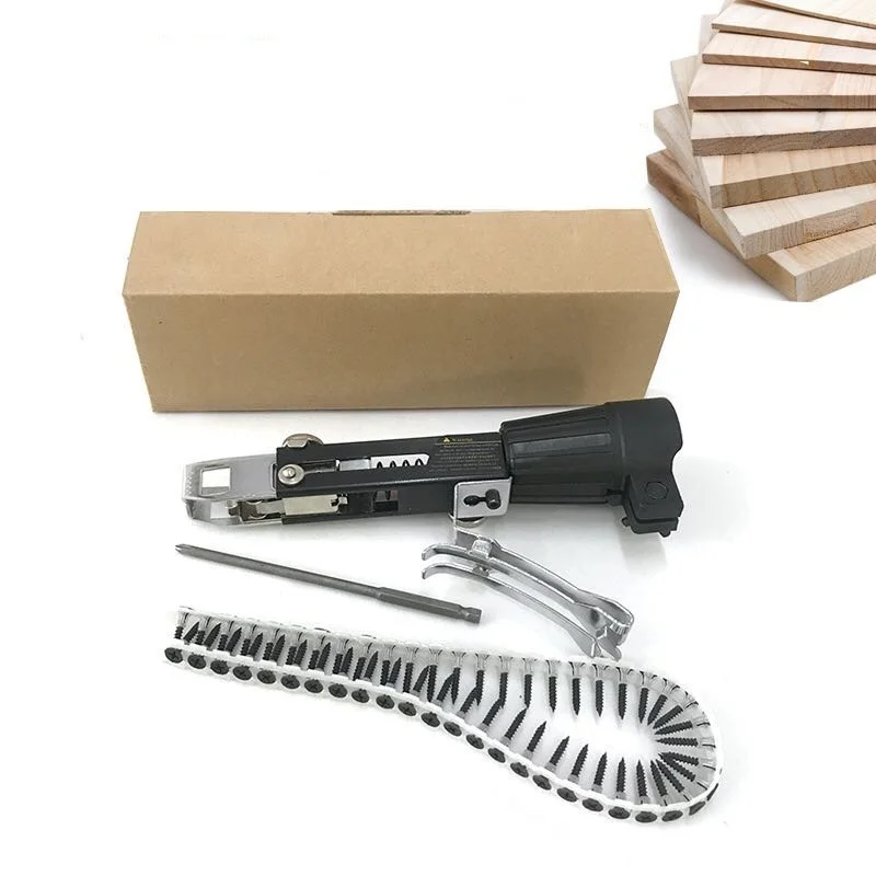Imagem -05 - Elétrica Cordless Nail Gun Adapter Parafuso Automático Spike Cadeia Ferramenta de Carpintaria Power Drill Anexo 1pc