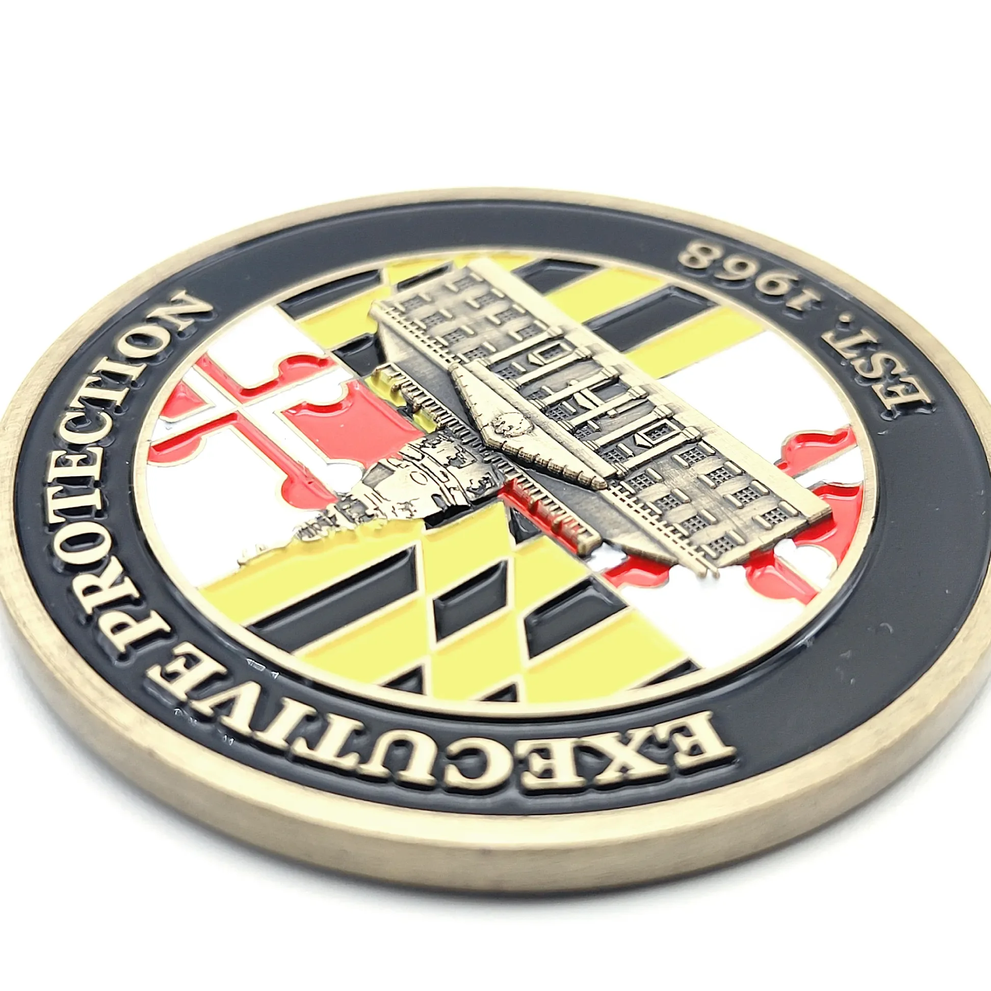 

Custom Made 2D 3D Zinc Alloy Brass Metal Crafts Enamel Gold Silver Metal Souvenir Coins Challenge Coins