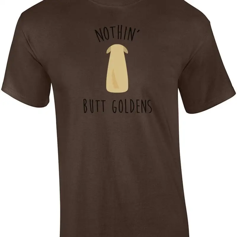 لا يوجد مؤخرة ذهبية - تي شيرت Golden Retriever #1