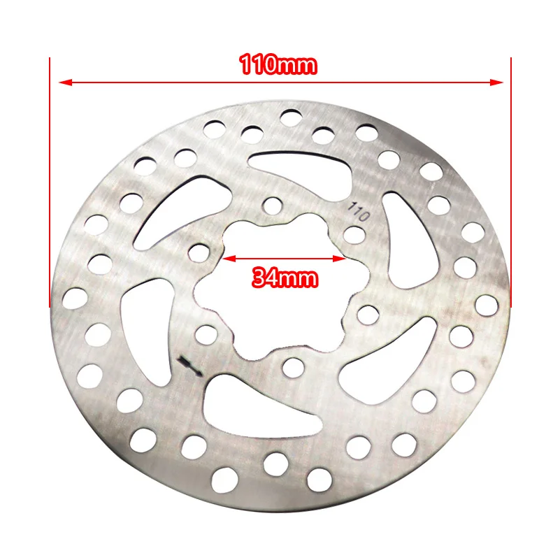 high quali Aluminum Alloy Brake Disc for Xiaomi Mi M365 Electric Scooter 5/6 Hole 110 mm Brake Disc Accessories Repaired Parts