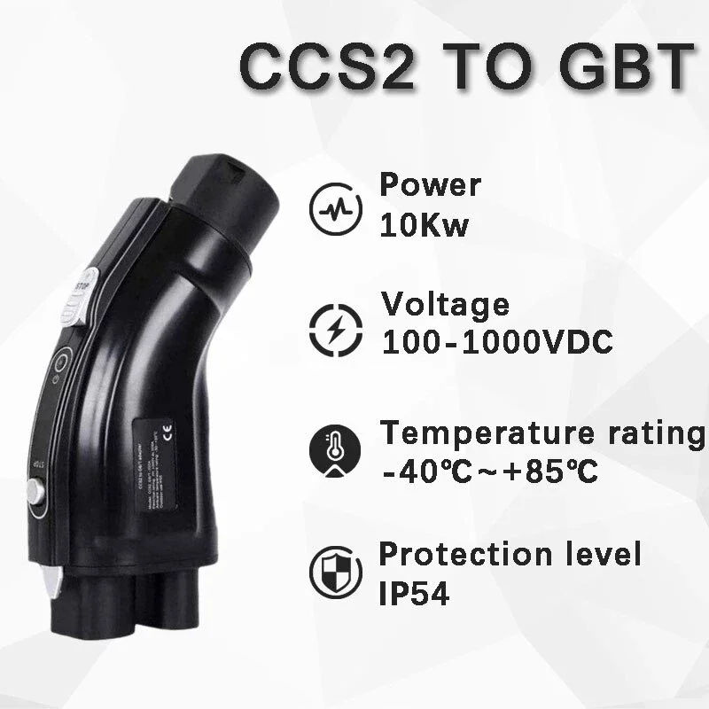 Ccs2 To Gbt Evse ชาร์จ Ce Ev Dc Charger Chademo To Ccs อะแดปเตอร์สําหรับ CCS CCS1 CCS2 To GBT อะแดปเตอร์