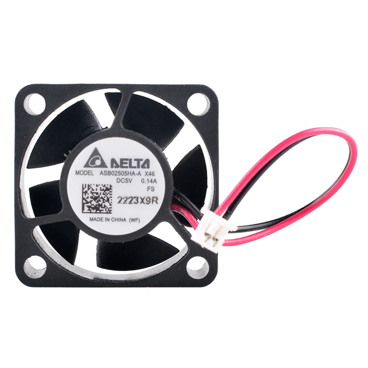 

Delta ASB02505HA-A 5V 0.14A 2510 Miniature Cooling Fan