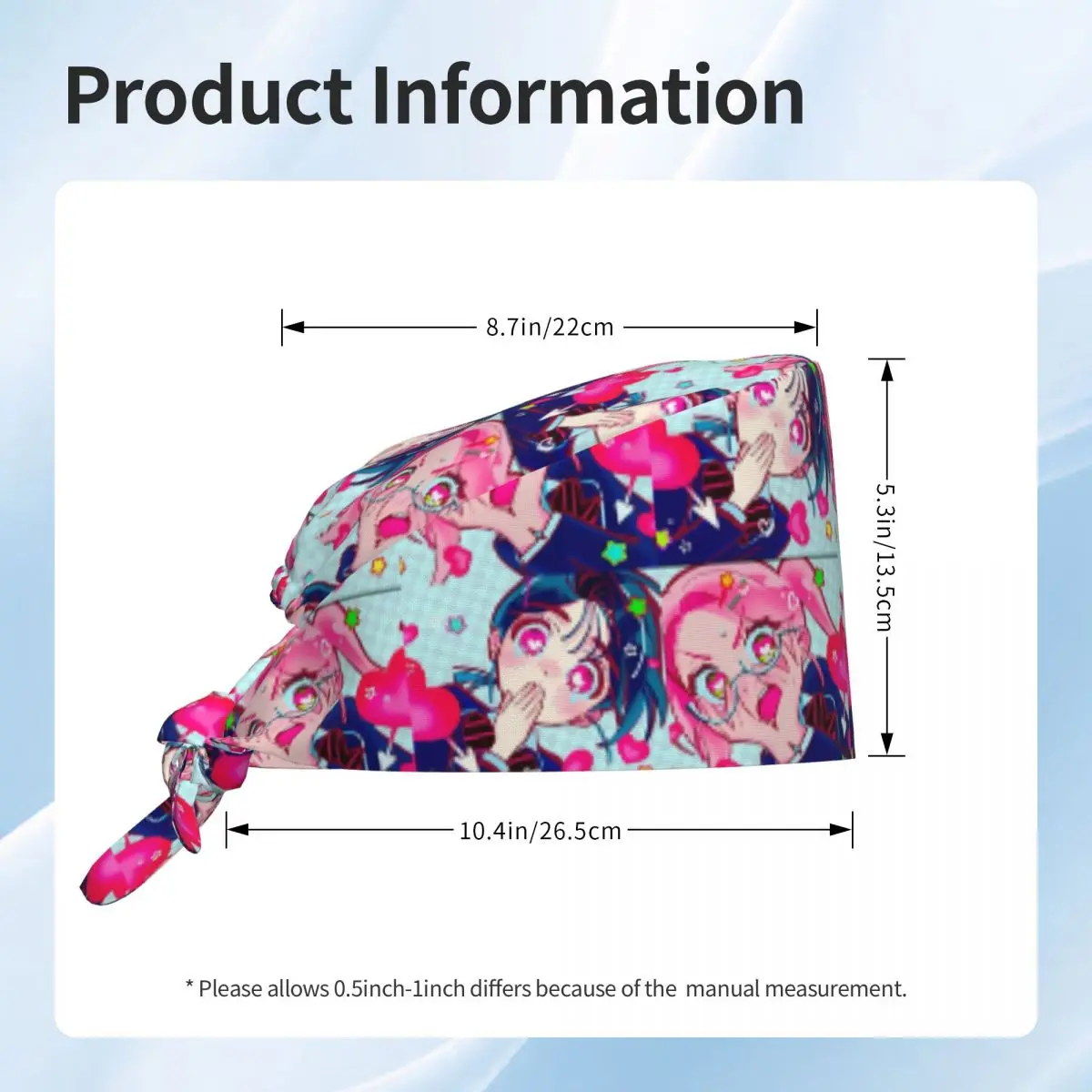 Work Scrub Cap Alien Scenery Nurse Hats Kawaii For Unisex Tie Back Working Caps Soft Comfy Custom Medical Cap