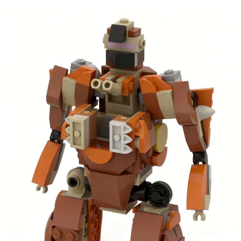 224 Pezzi MOC Modello Mech Giurassico da Costruire, Blocchi da Costruzione Fai-da-Te, Giocattoli Creativi, Idea Regalo di Natale, Mattoncini Educativi