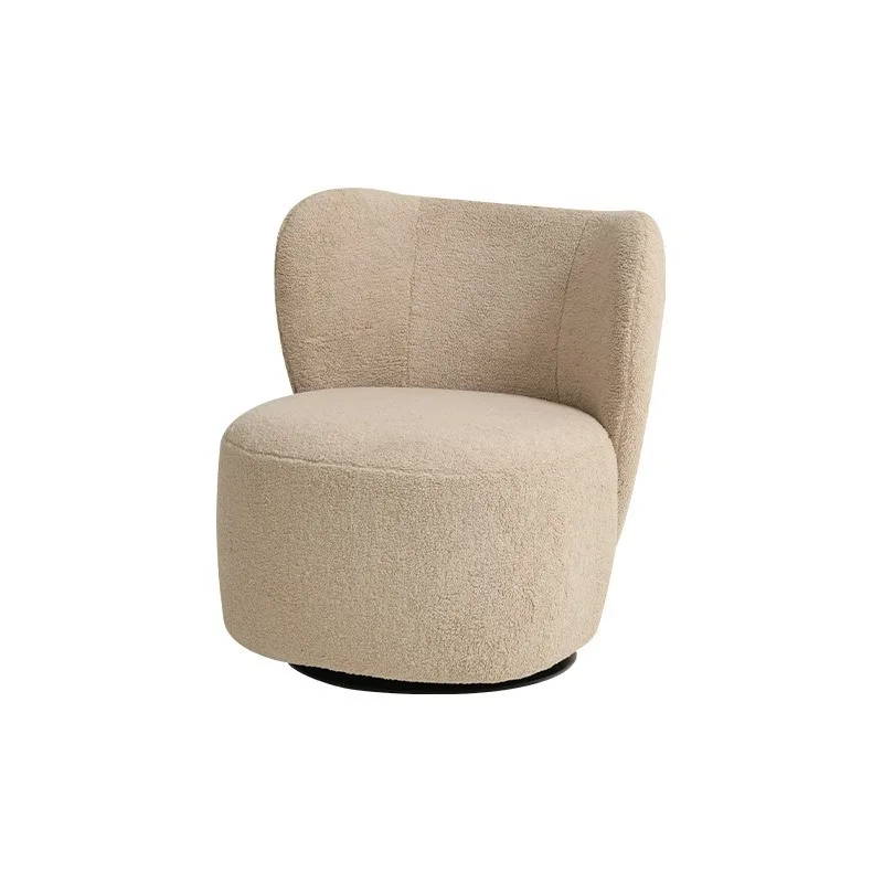 

Italian creative rotatable single chair minimalist leisure chair