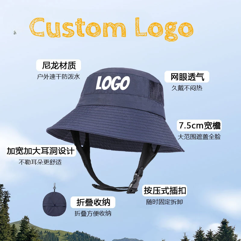 

New Custom Logo Summer Sun Protection Mountaineering Fishing Hats Men's and Women's Light Breathable Fishing Hats