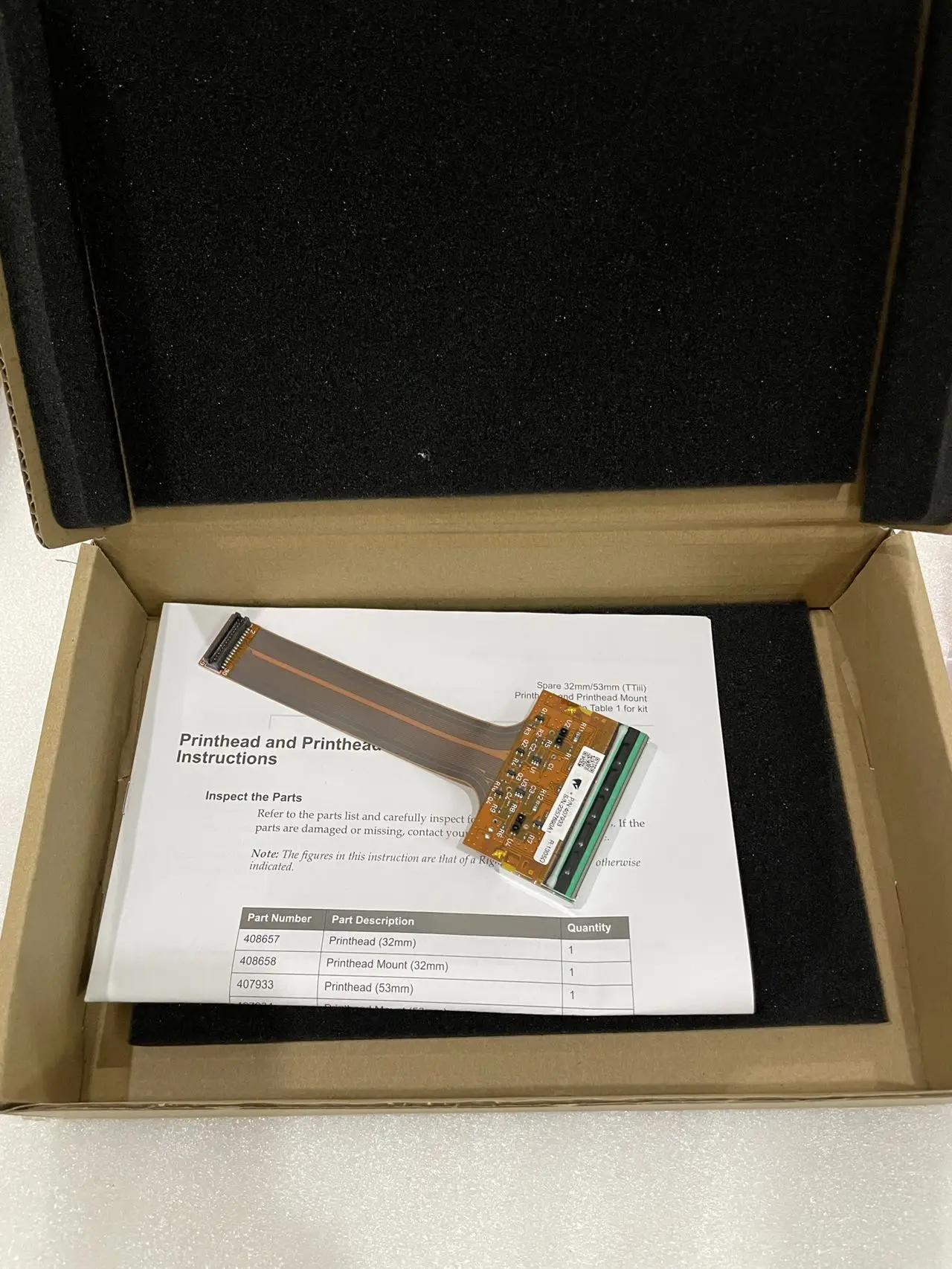 Harga Rendah 407933 Spare Printhead 53mm TT(iii) untuk Dataflex 6530, 6650