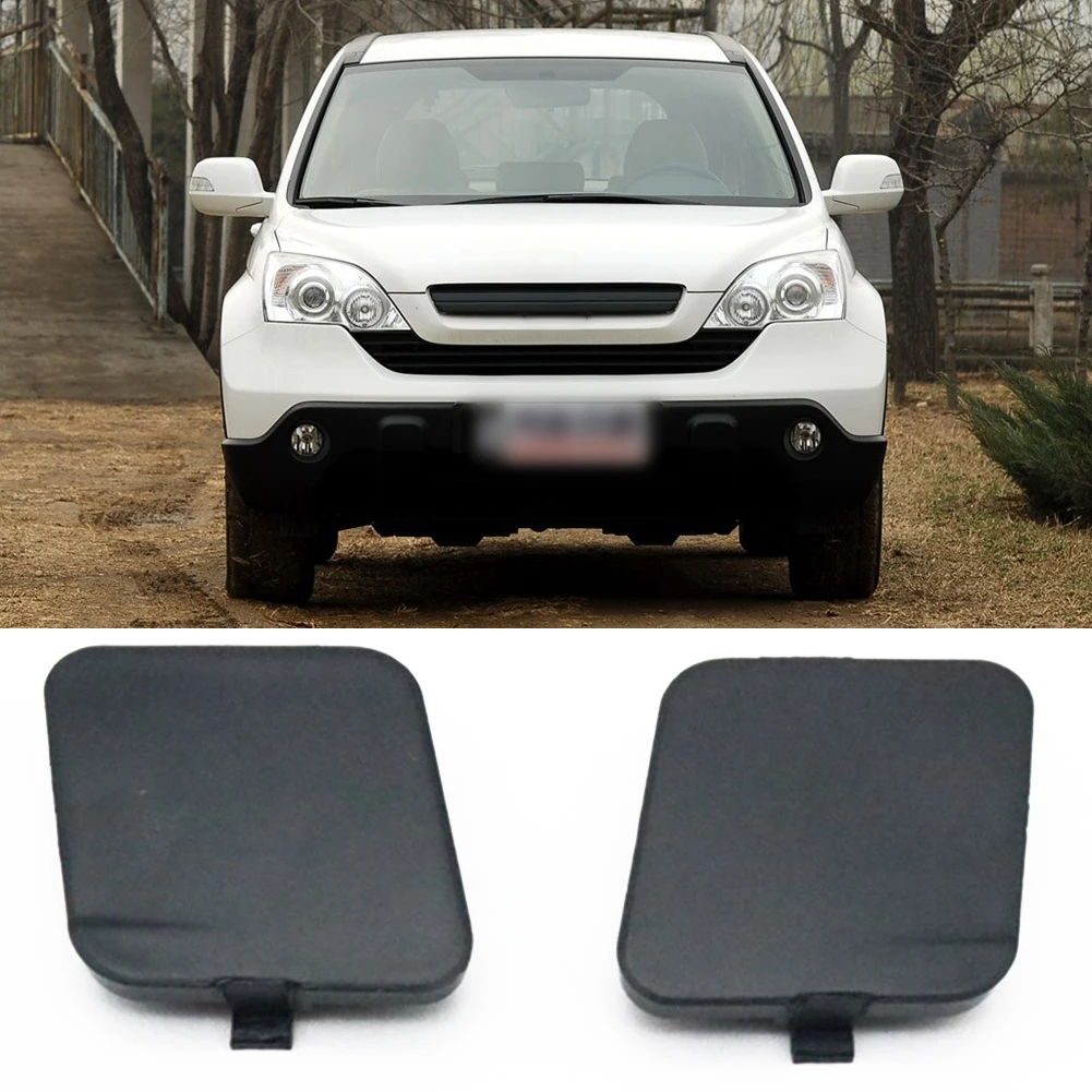 

2pcs Lid Cover Windshield Side Garnish Lid Cover For CRV 2007-2011 ABS Left/ Right/Front Bumper Cover(Spray Paint Before Using)