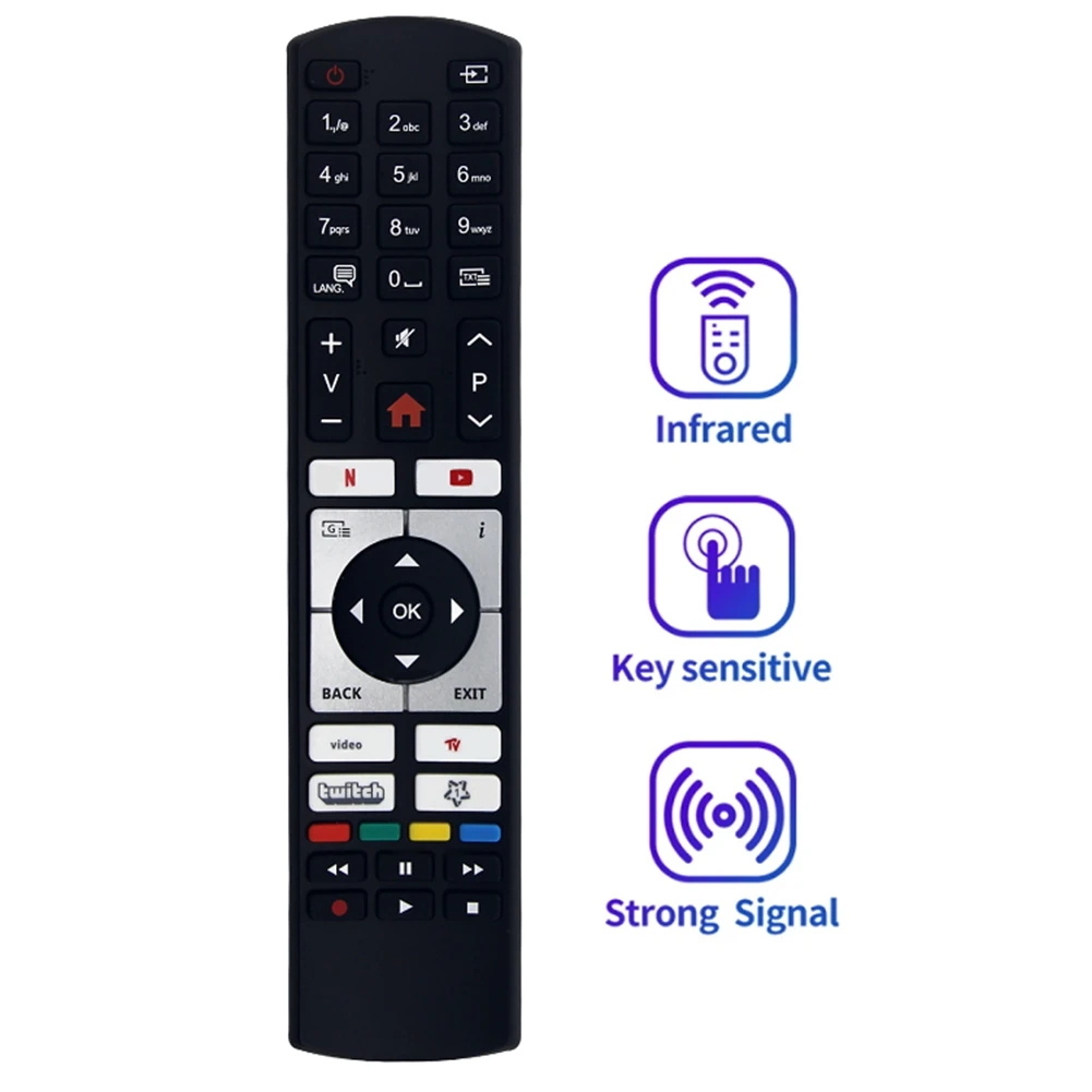 SQPP-RC4518P Пульт дистанционного управления для телевизора TELEFUNKEN VESTEL Smart LCD LED XF32K550 XH32K550D XH39K550 XU55K700