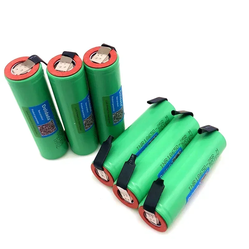 1/3/4/5/6/10PCS Original 3.6V 18650 2500mah 20A battery scrapping lithium batteries screwdriver flashlight+Nickel DIY